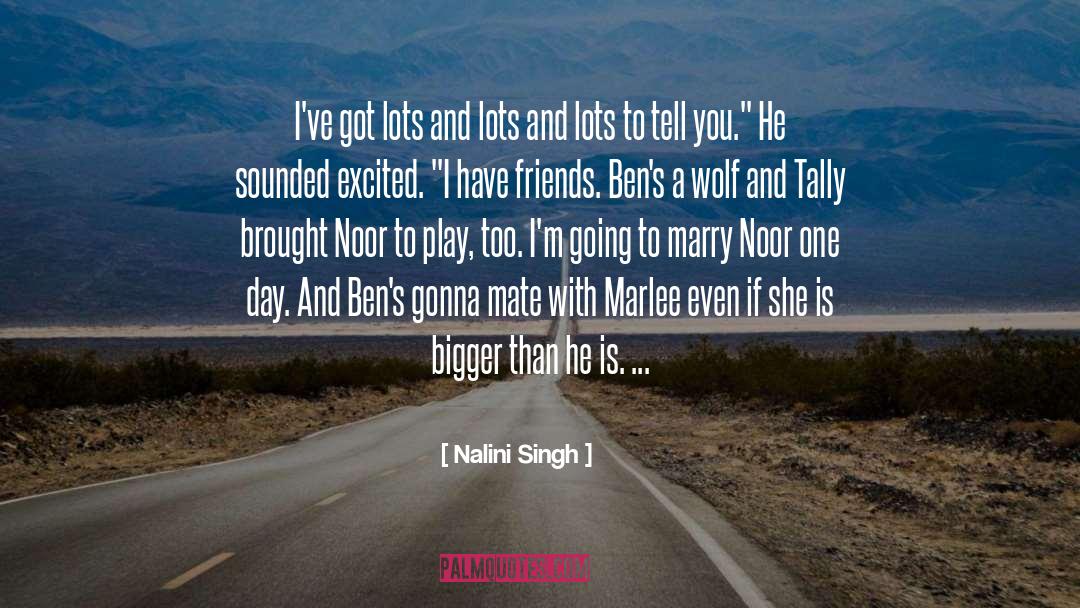 Ben And Marlee quotes by Nalini Singh