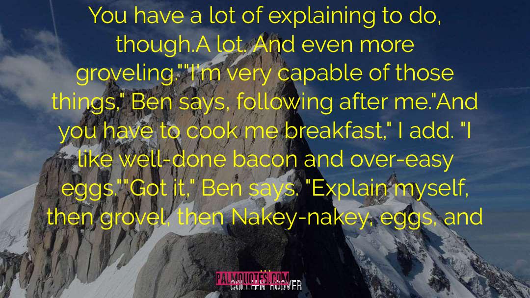 Ben And Tim quotes by Colleen Hoover