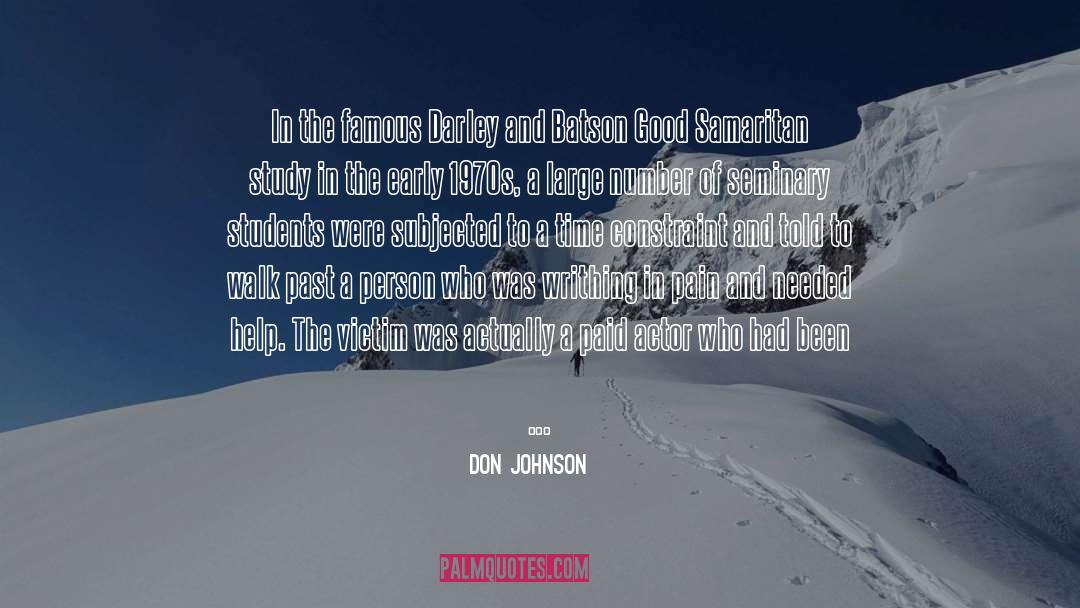 Ben Johnson Actor quotes by Don Johnson