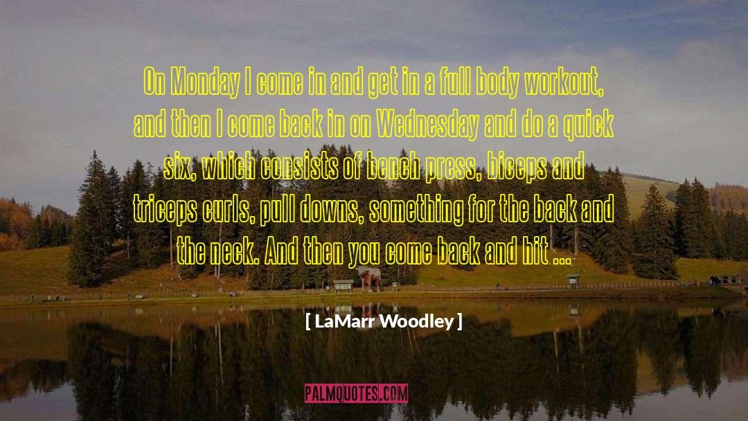Bench quotes by LaMarr Woodley