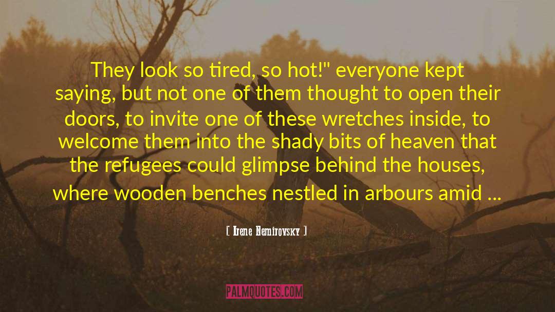 Benches quotes by Irene Nemirovsky