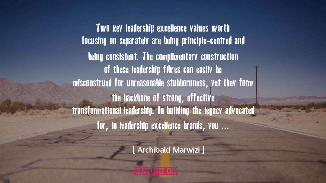 Benchmarking quotes by Archibald Marwizi