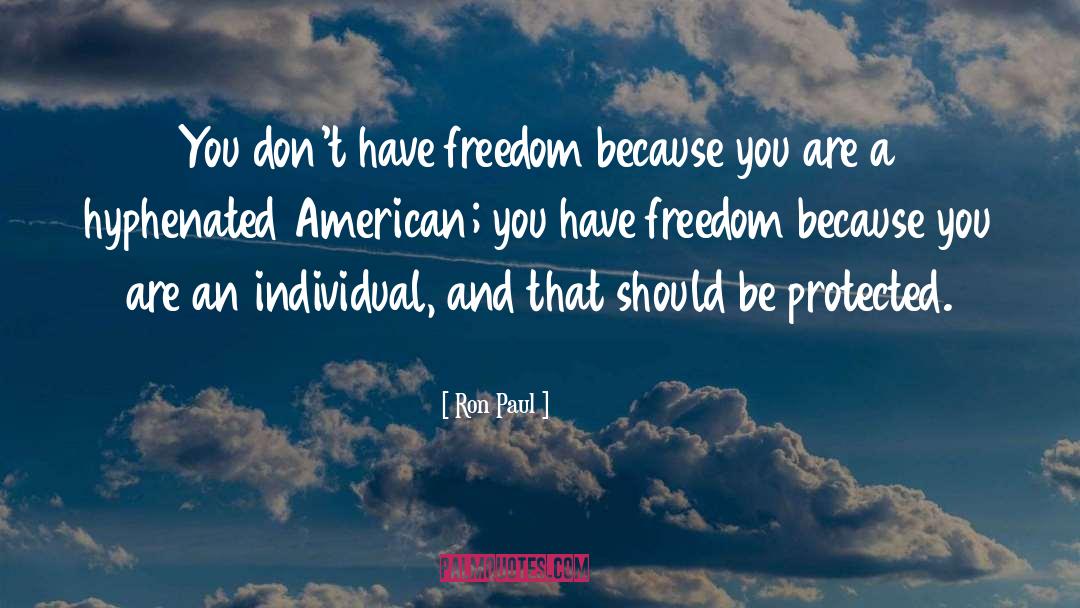 Benchwick Usa quotes by Ron Paul