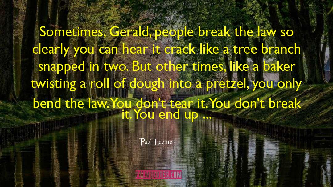 Bend Break Lyrics quotes by Paul Levine