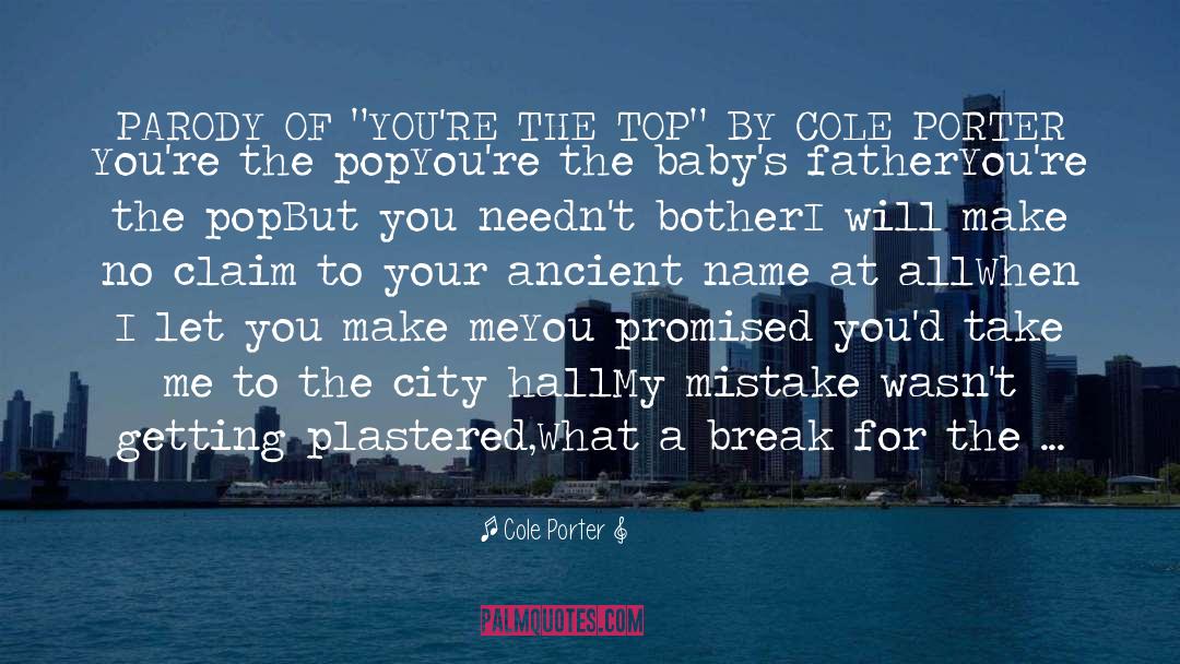 Bend Break Lyrics quotes by Cole Porter