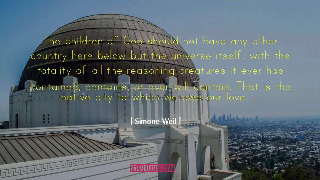 Bending The Universe quotes by Simone Weil