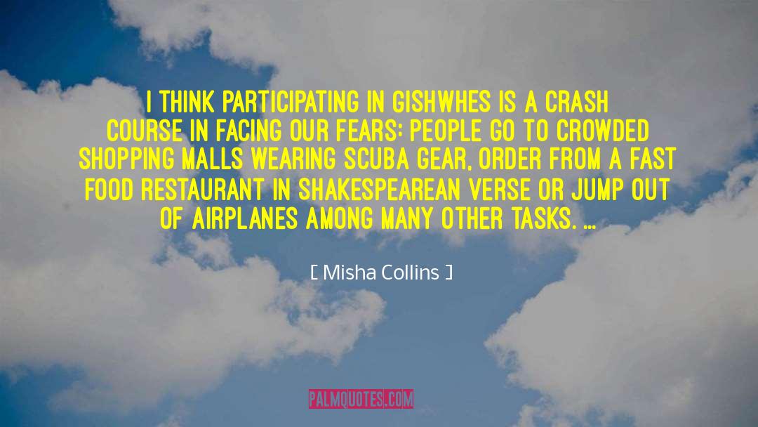 Benditos Restaurants quotes by Misha Collins