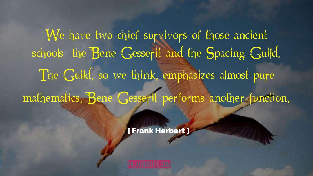 Bene Geserit quotes by Frank Herbert