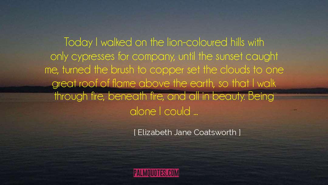Beneath Clouds 2002 quotes by Elizabeth Jane Coatsworth