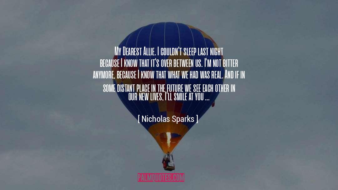 Beneath quotes by Nicholas Sparks