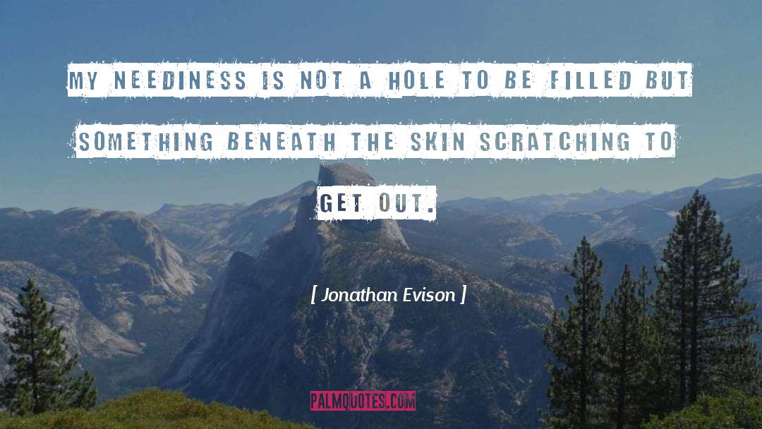 Beneath quotes by Jonathan Evison