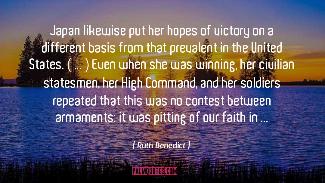 Benedict And Sophie quotes by Ruth Benedict