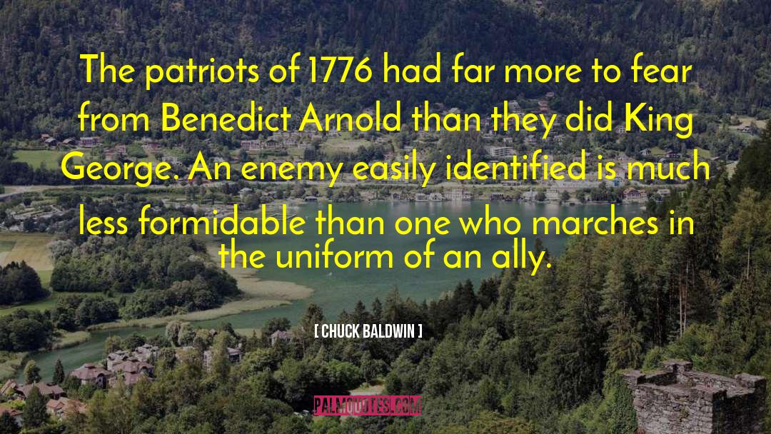 Benedict Arnold quotes by Chuck Baldwin