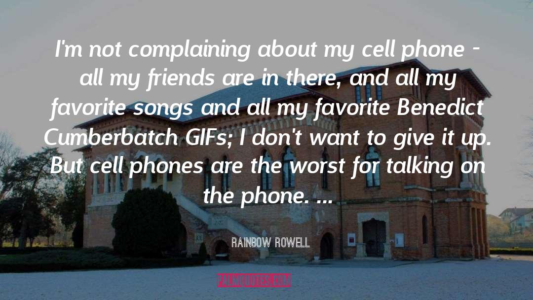 Benedict Cumberbatch quotes by Rainbow Rowell