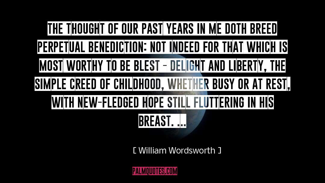Benediction quotes by William Wordsworth