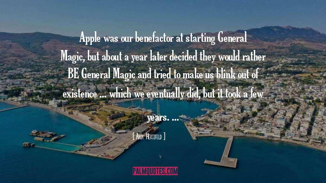 Benefactor quotes by Andy Hertzfeld