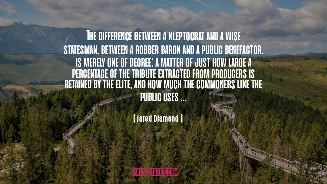 Benefactor quotes by Jared Diamond