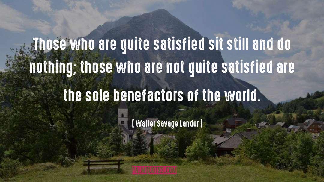 Benefactors quotes by Walter Savage Landor