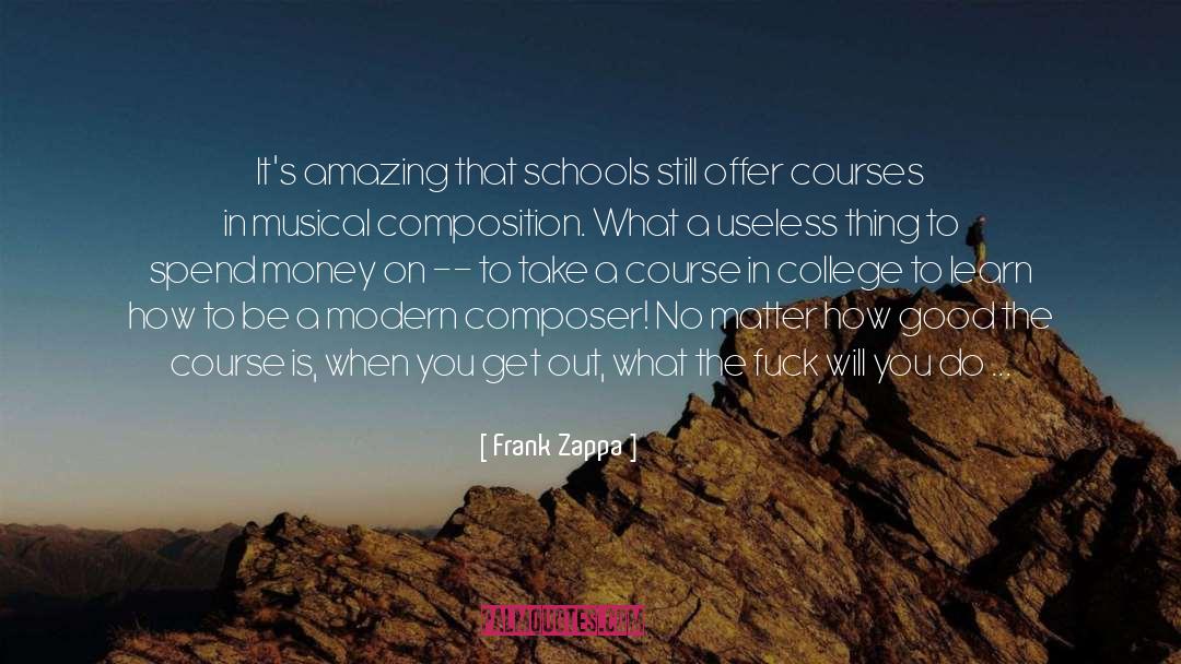 Benefactors quotes by Frank Zappa