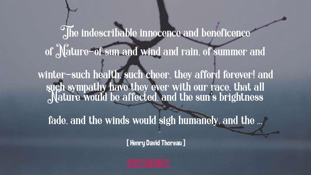 Beneficence quotes by Henry David Thoreau