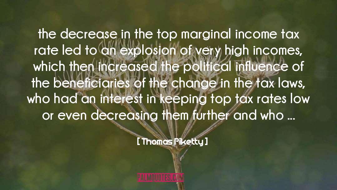 Beneficiaries quotes by Thomas Piketty