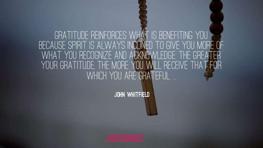 Benefiting Others quotes by John Whitfield