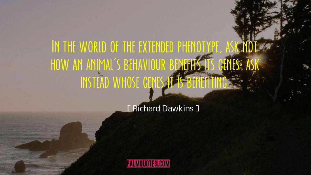 Benefiting Others quotes by Richard Dawkins