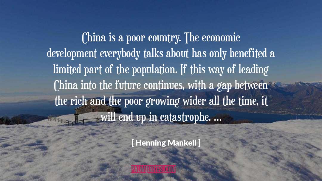 Benefiting quotes by Henning Mankell