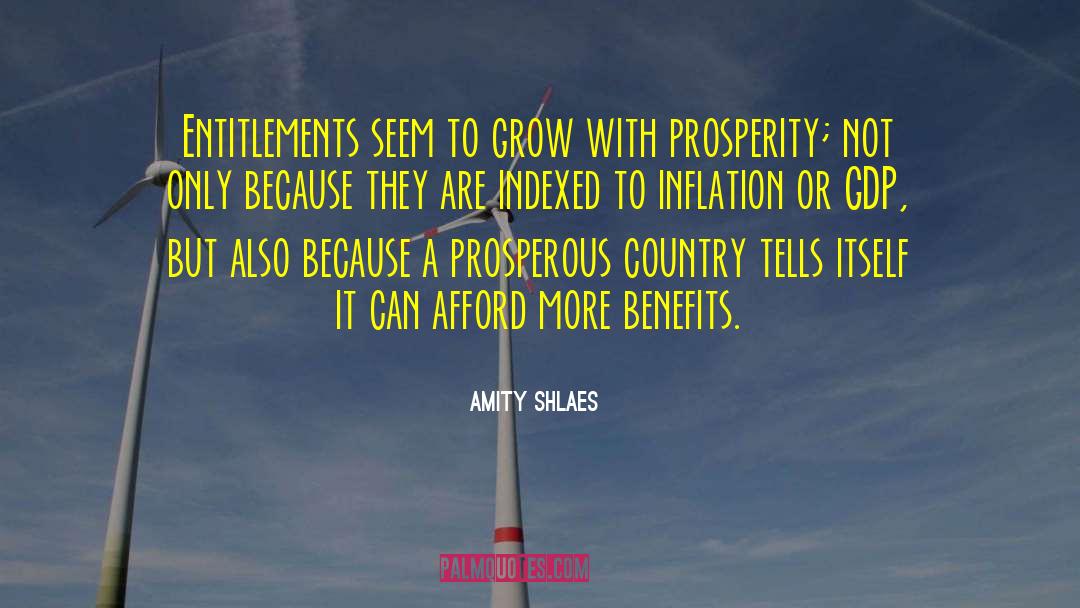 Benefits Me quotes by Amity Shlaes