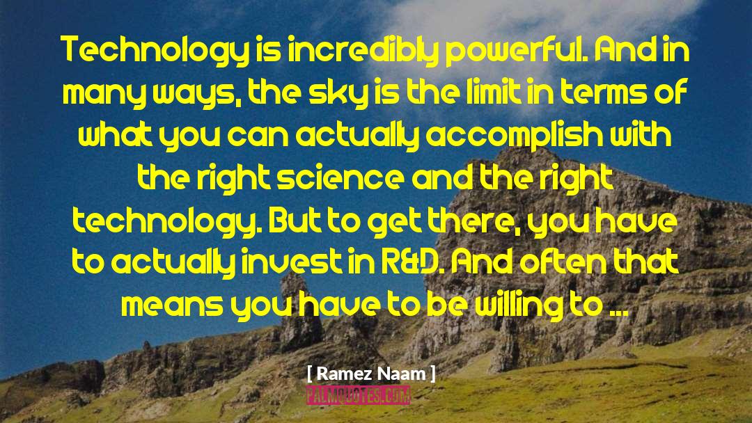 Benefits Of Technology In The Classroom quotes by Ramez Naam