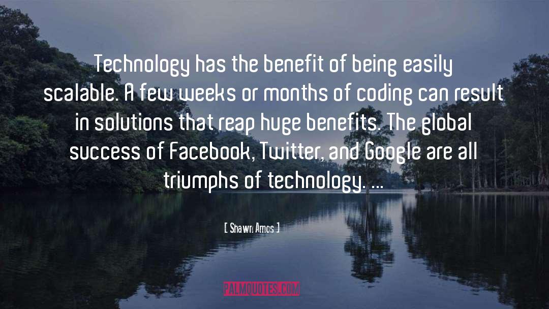 Benefits Of Technology In The Classroom quotes by Shawn Amos