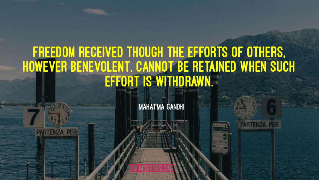 Benevolent Patriarchy quotes by Mahatma Gandhi