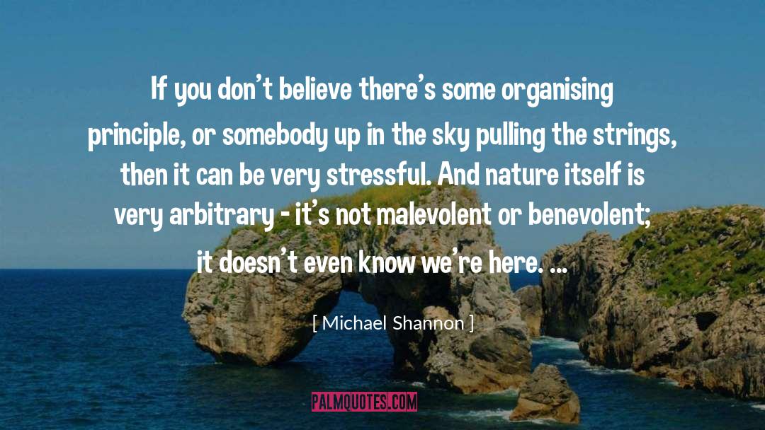 Benevolent quotes by Michael Shannon