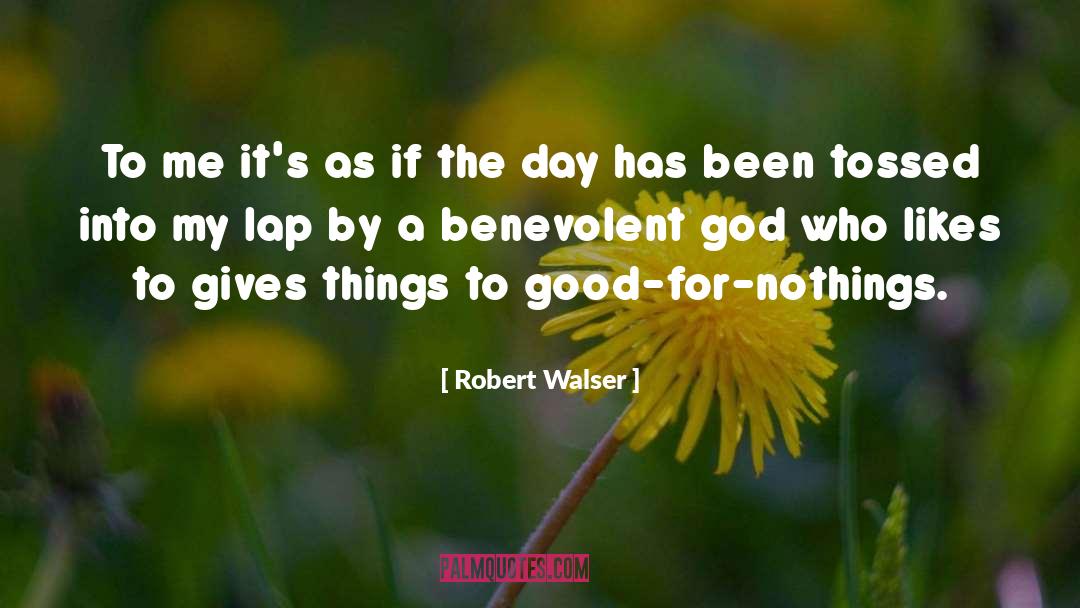 Benevolent quotes by Robert Walser