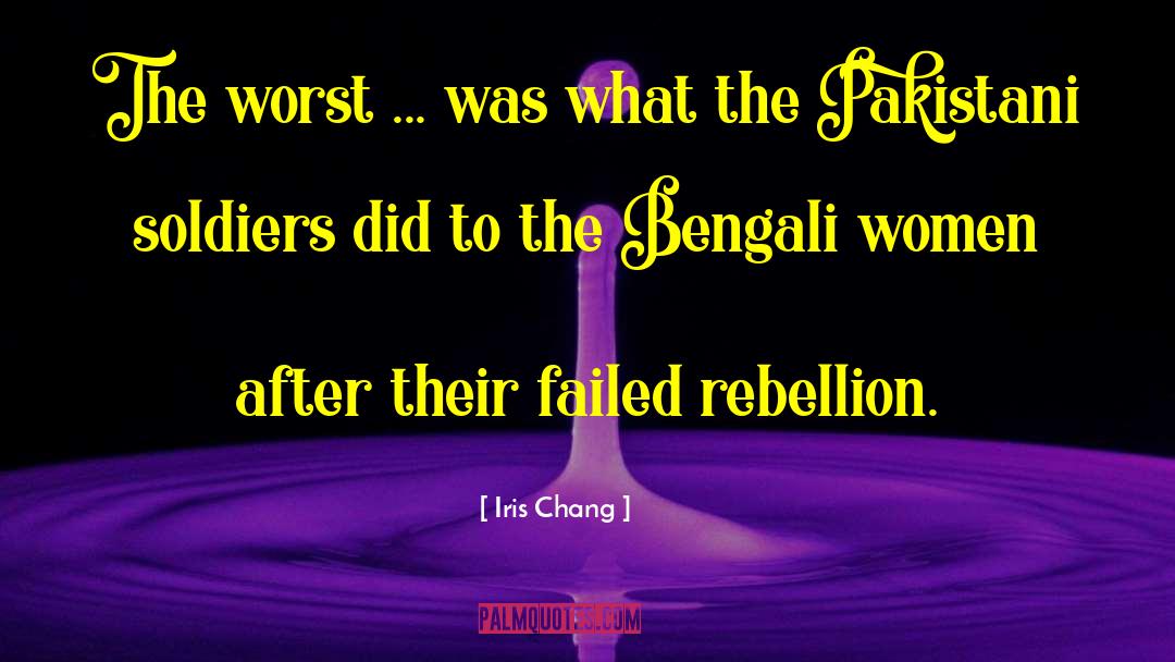 Bengali quotes by Iris Chang