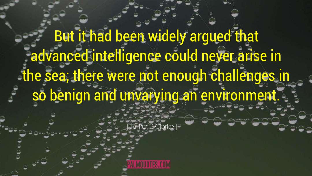 Benign quotes by Arthur C. Clarke