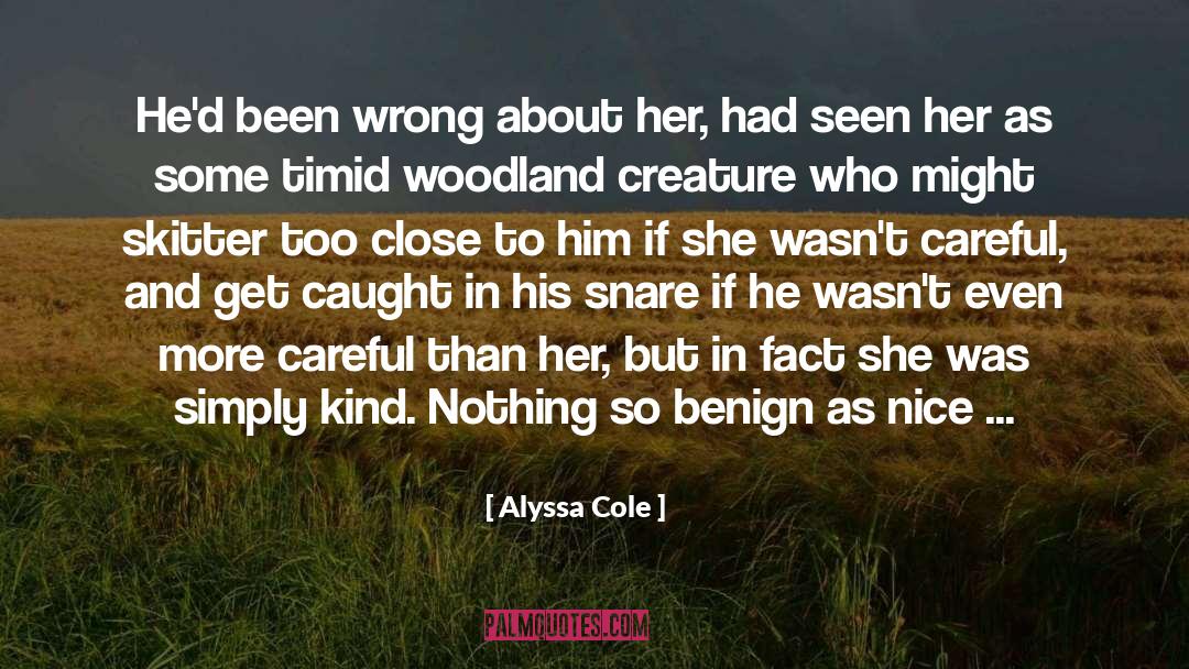 Benign quotes by Alyssa Cole