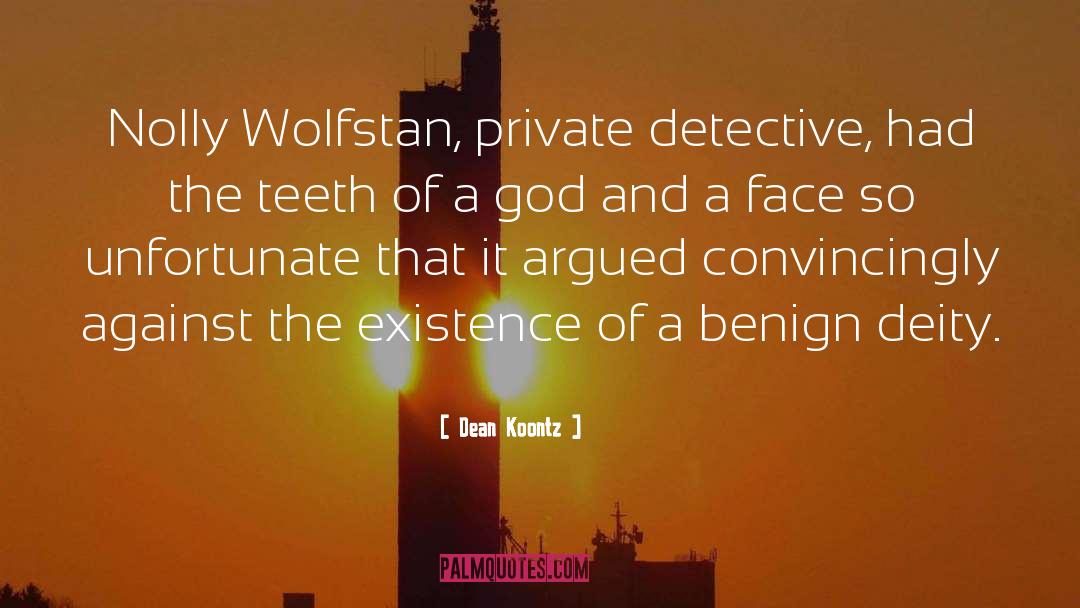 Benign quotes by Dean Koontz