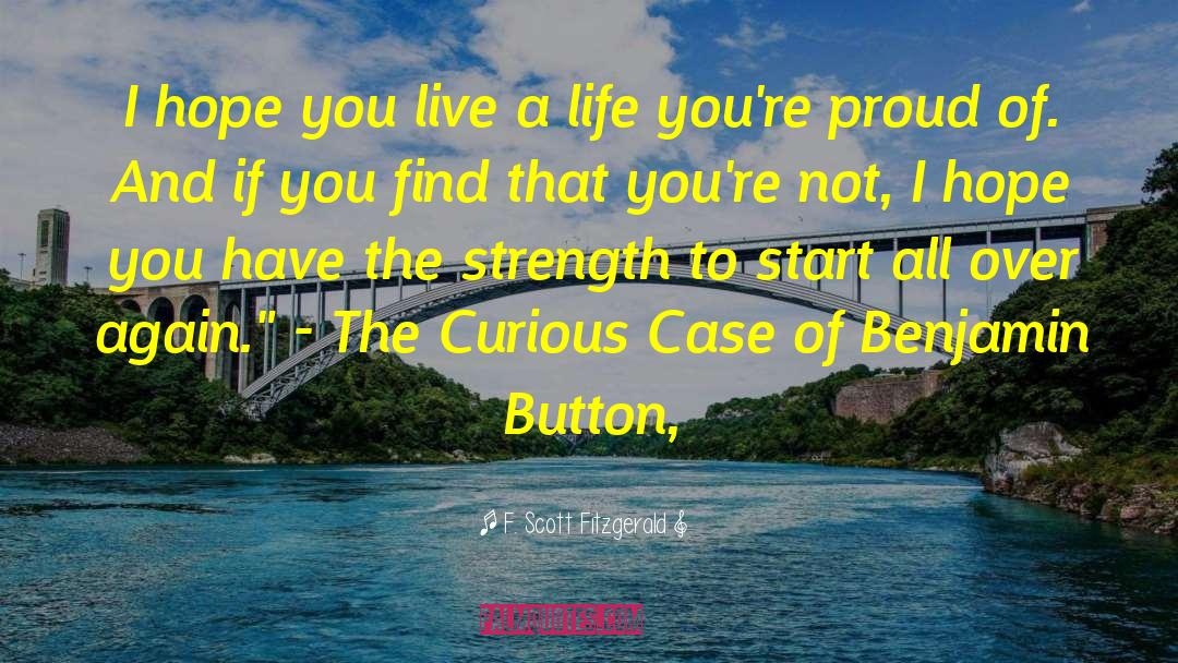 Benjamin Button Funny quotes by F. Scott Fitzgerald