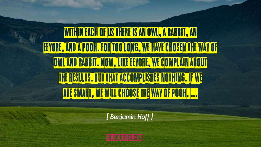 Benjamin Hoff Animal quotes by Benjamin Hoff