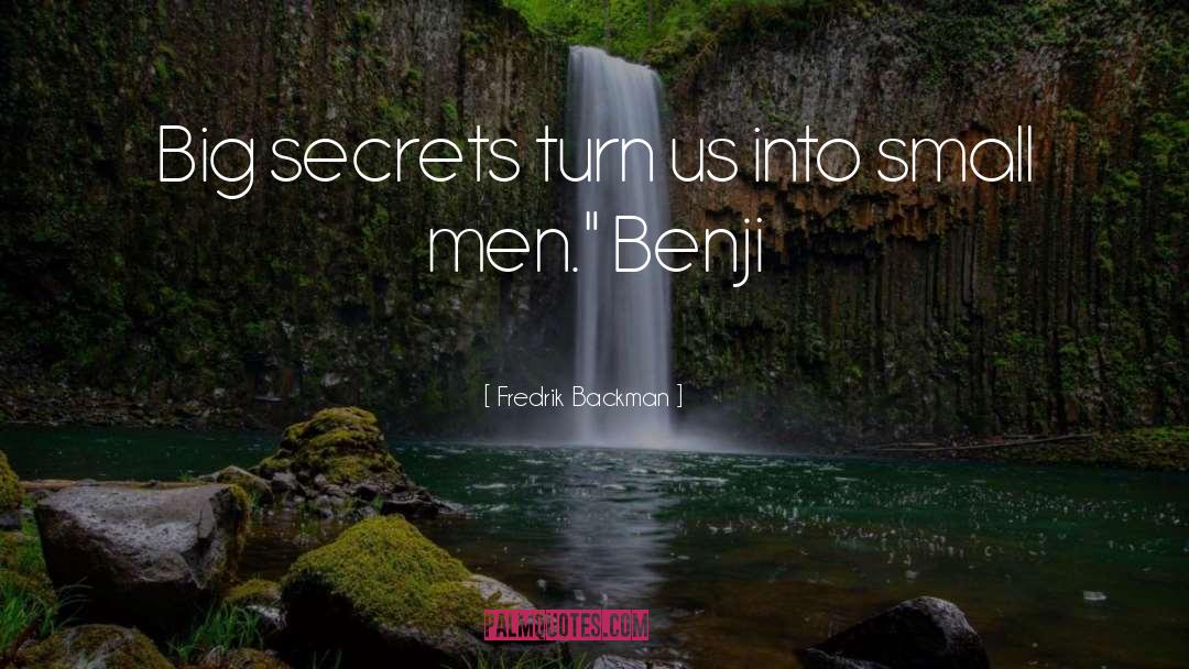 Benji quotes by Fredrik Backman