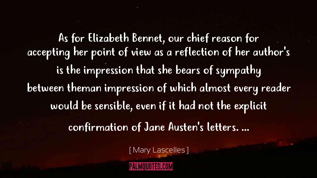 Bennet quotes by Mary Lascelles