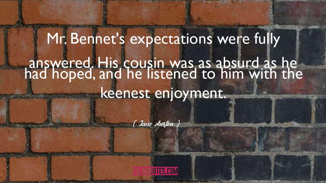 Bennet quotes by Jane Austen