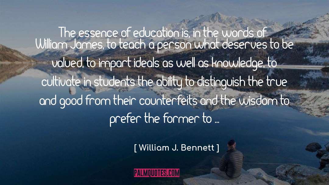 Bennett quotes by William J. Bennett