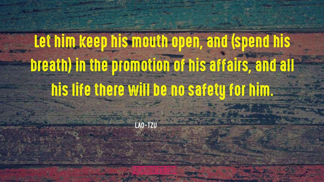 Benzor Safety quotes by Lao-Tzu
