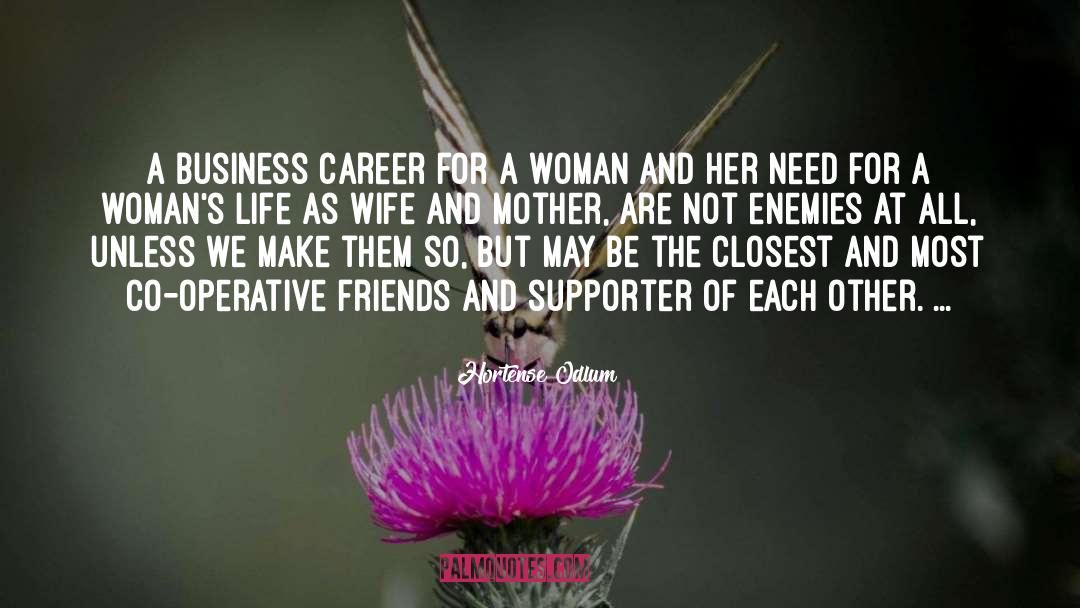 Beocca Wife quotes by Hortense Odlum