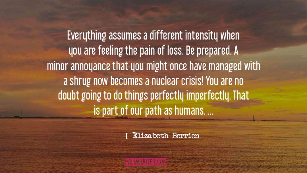 Bereavement quotes by Elizabeth Berrien