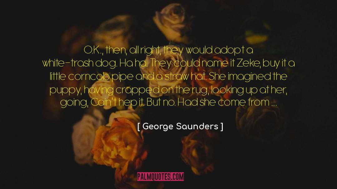 Bergamasco Puppy quotes by George Saunders