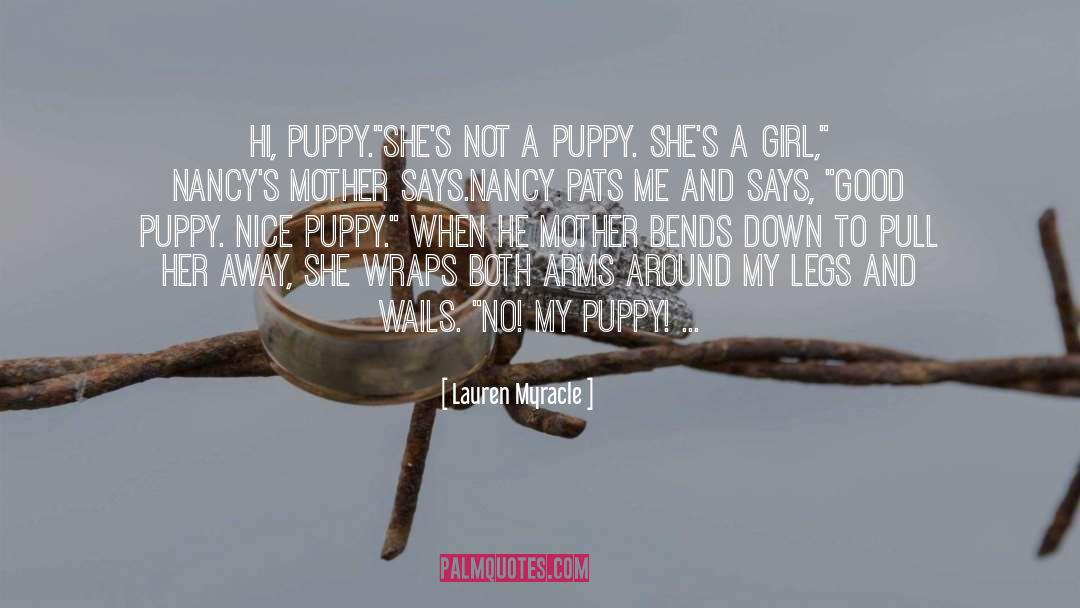 Bergamasco Puppy quotes by Lauren Myracle