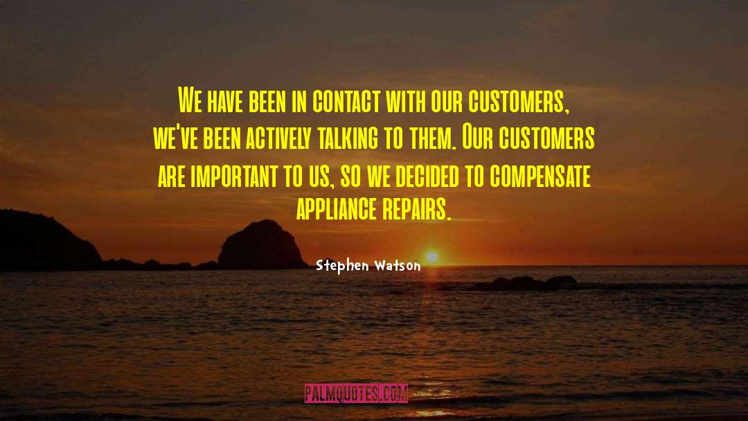 Bergmann Appliance quotes by Stephen Watson